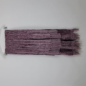 Pier 1 imports Chenille throw blanket light purple